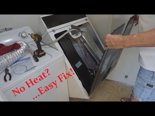 Dryer Not Heating Repair – Electric and Gas Dryer Fix